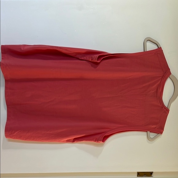 Pink Relaxed Sleeveless Muscle Tee - Picture 4 of 4